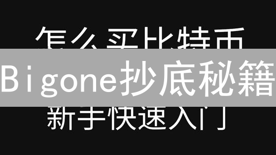 Bigone抄底秘籍：何时买入比特币才能躺赢？别再盲目交易！