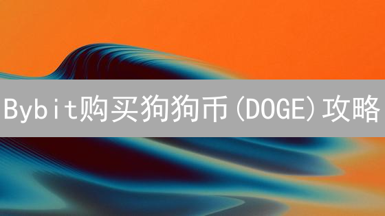 Bybit购买狗狗币(DOGE)攻略：3种方法，新手也能轻松上手！