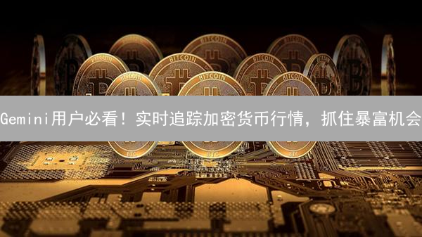 Gemini用户必看！实时追踪加密货币行情，抓住暴富机会？