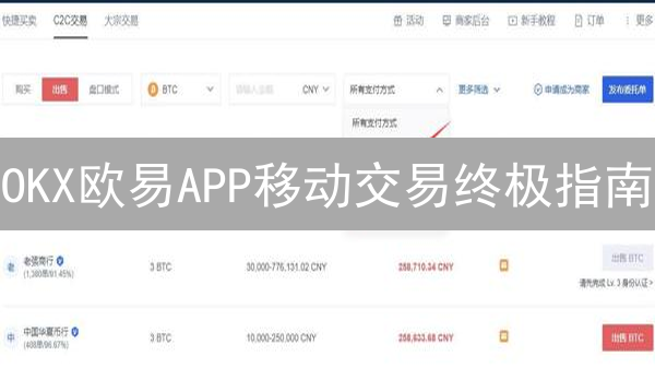 OKX欧易APP移动交易终极指南：立即解锁财富密码！